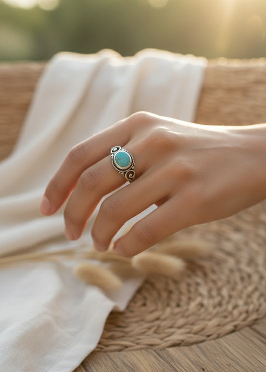 Anillo Belha Turquesa
