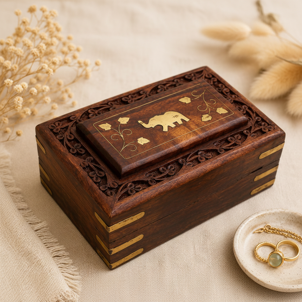 Joyero madera 15cm