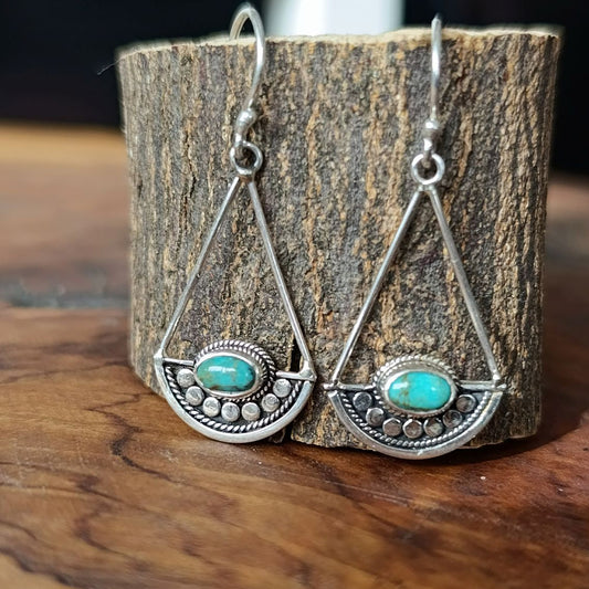 Pendientes Moira Turquesa