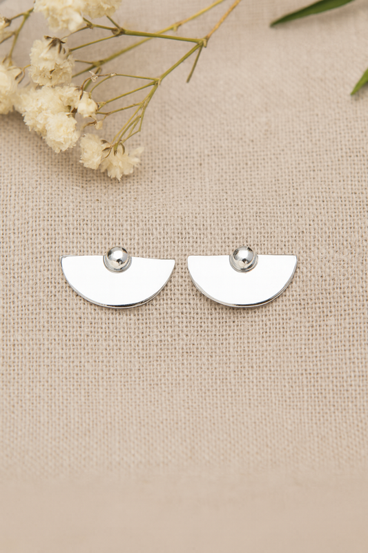 Pendientes Yara Plata