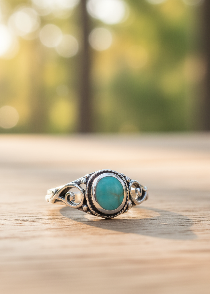 Anillo Belha Turquesa