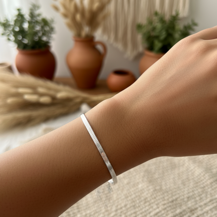 Pulsera Démeter Plata