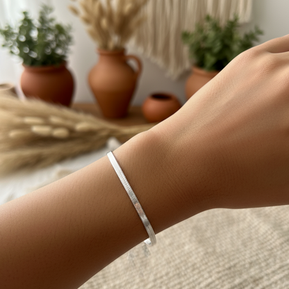 Pulsera Démeter Plata