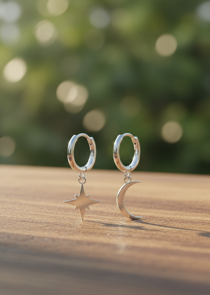 Pendientes Enara Plata