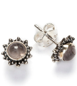 Pendientes Marisol Cuarzo Rosa