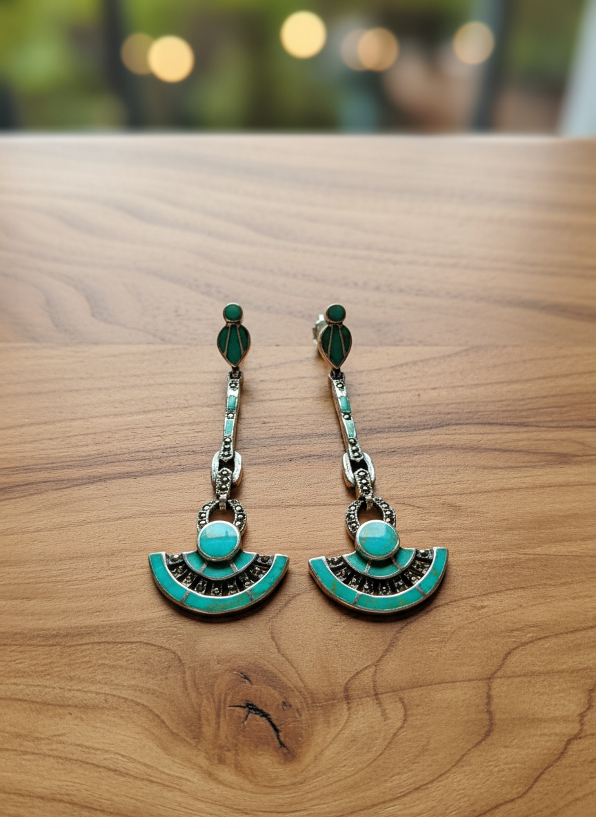 Pendientes Luz Turquesa