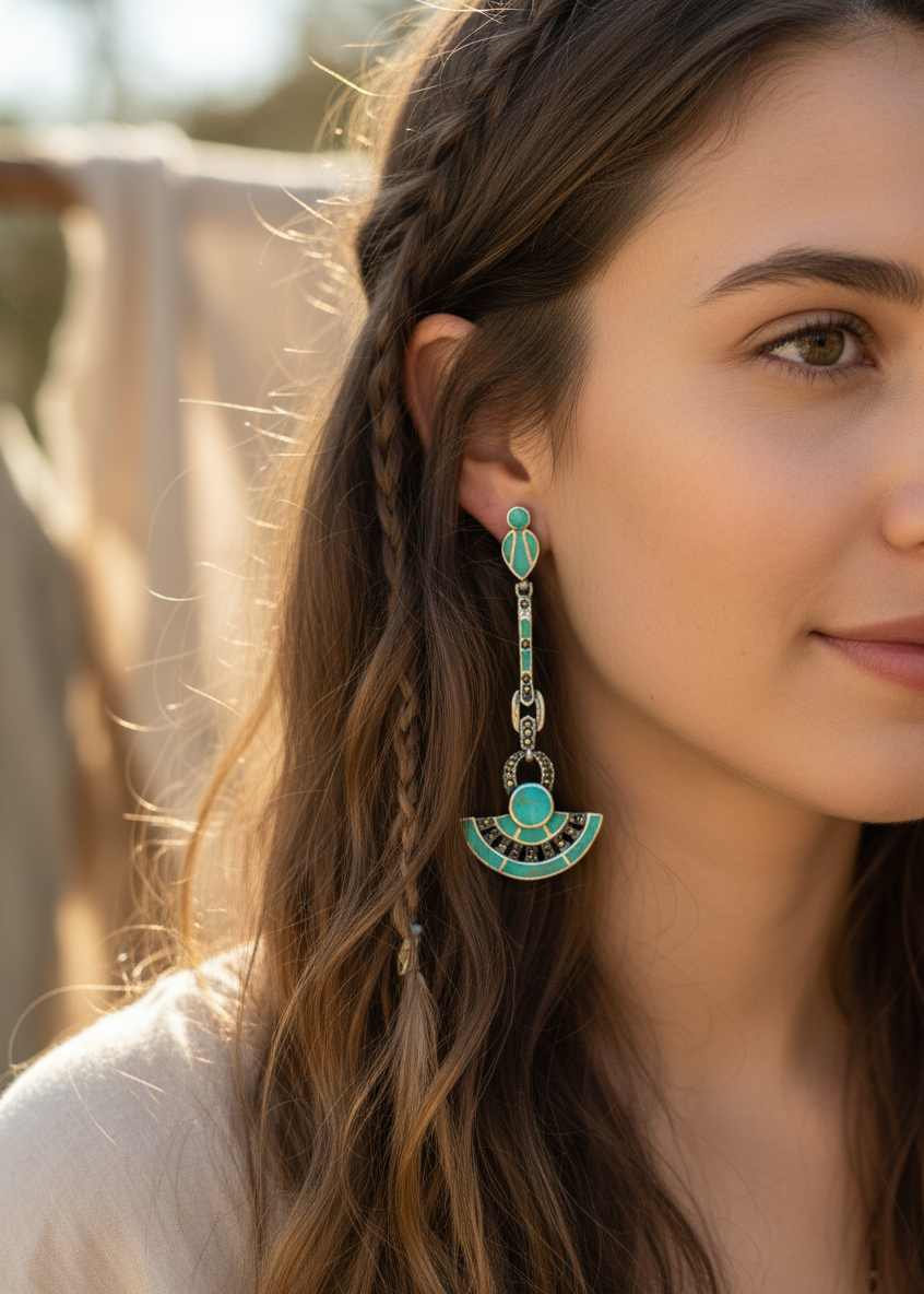 Pendientes Luz Turquesa