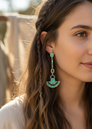 Pendientes Luz Turquesa