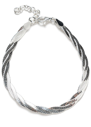 Pulsera Ágatha Plata