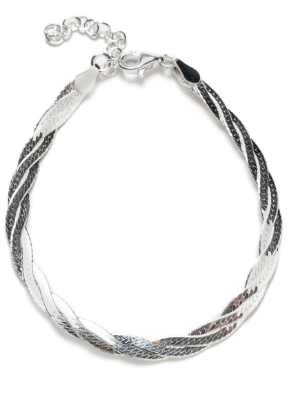 Pulsera Ágatha Plata