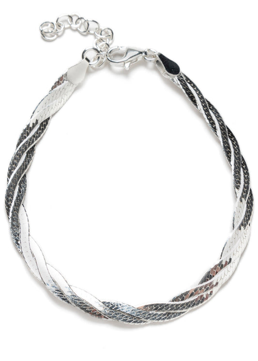 Pulsera Ágatha Plata