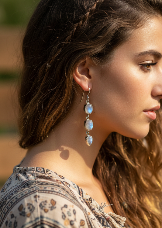 Pendientes Isadora Piedra Luna