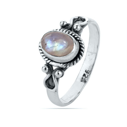 Anillo Kiara | Piedra Luna | Amatista | Labradorita | Rubí | Turquesa |Esmeralda |Granate