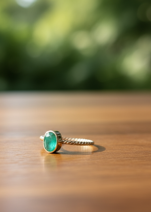 Anillo Maya Esmeralda