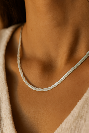 Collar Ágatha Plata