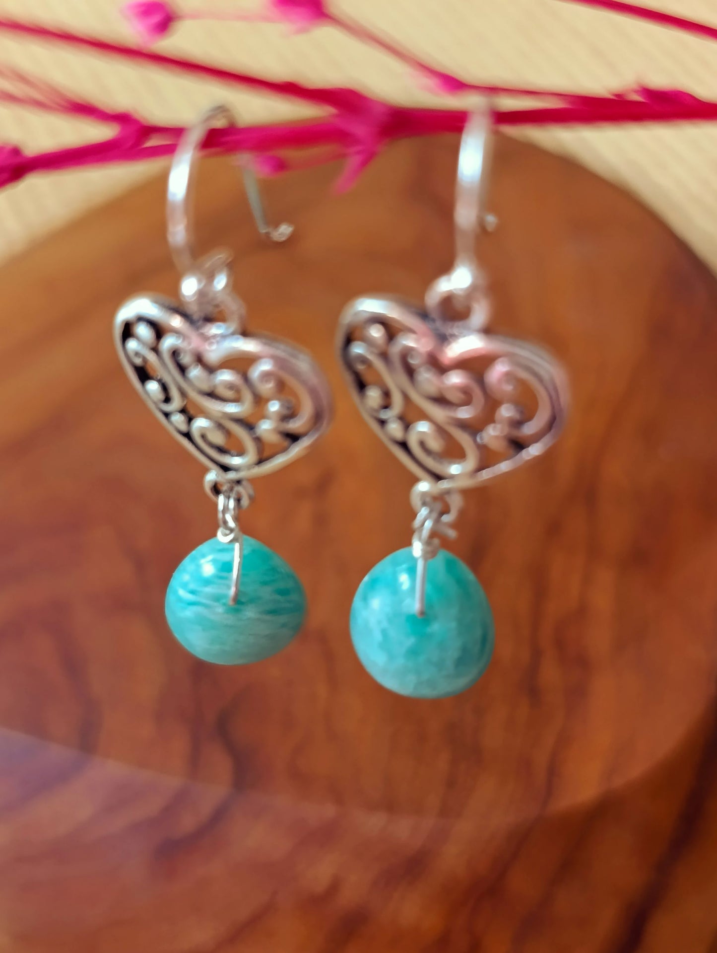 Pendientes Naira Amazonita