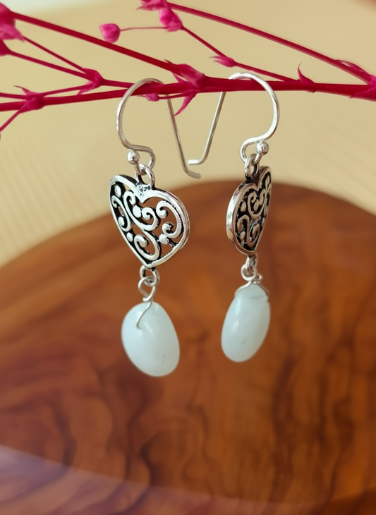 Pendientes Naira Aguamarina