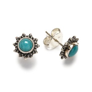 Pendientes Marisol en Plata de Ley 925 con Piedras Naturales – Encanto Único