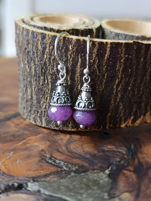 Pendientes Laila Amatista