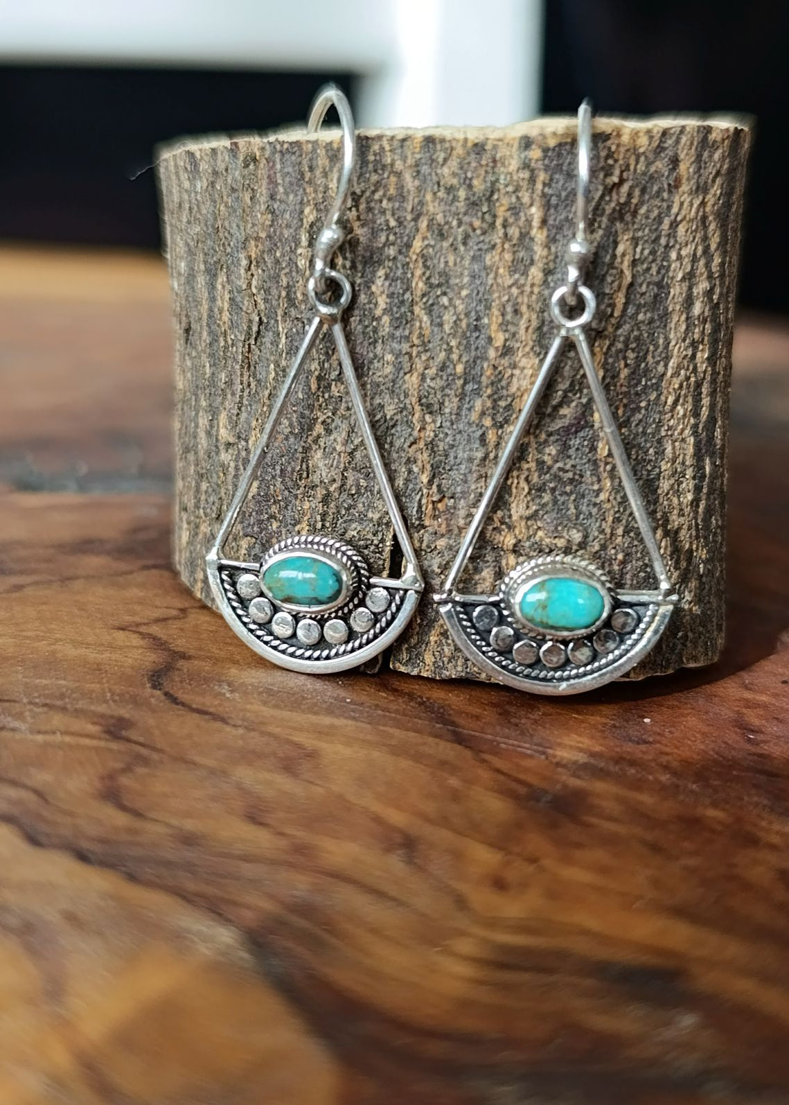 Pendientes Moira Turquesa