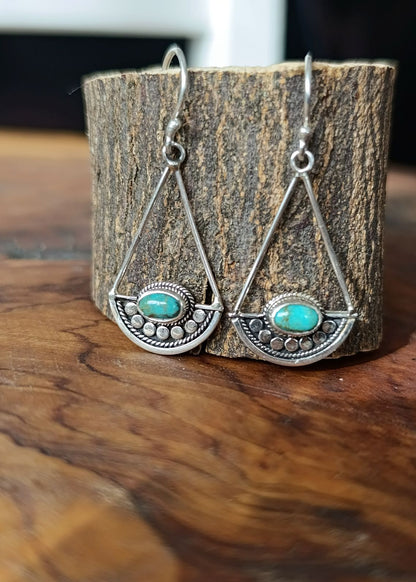 Pendientes Moira Turquesa