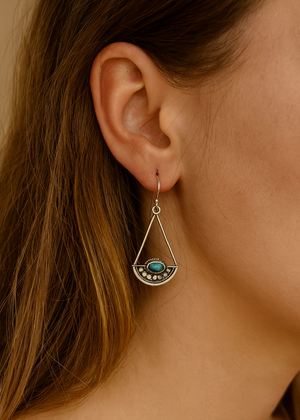 Pendientes Moira Turquesa