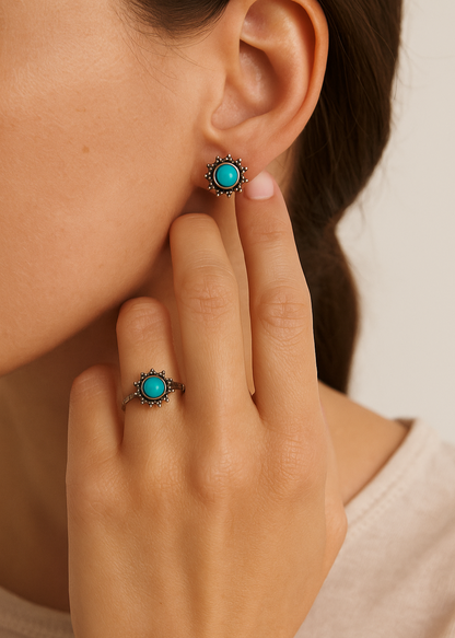 Pendientes Marisol Coral