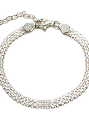 Pulsera Eurídice Plata