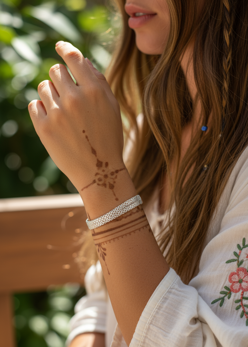 Pulsera Eurídice Plata