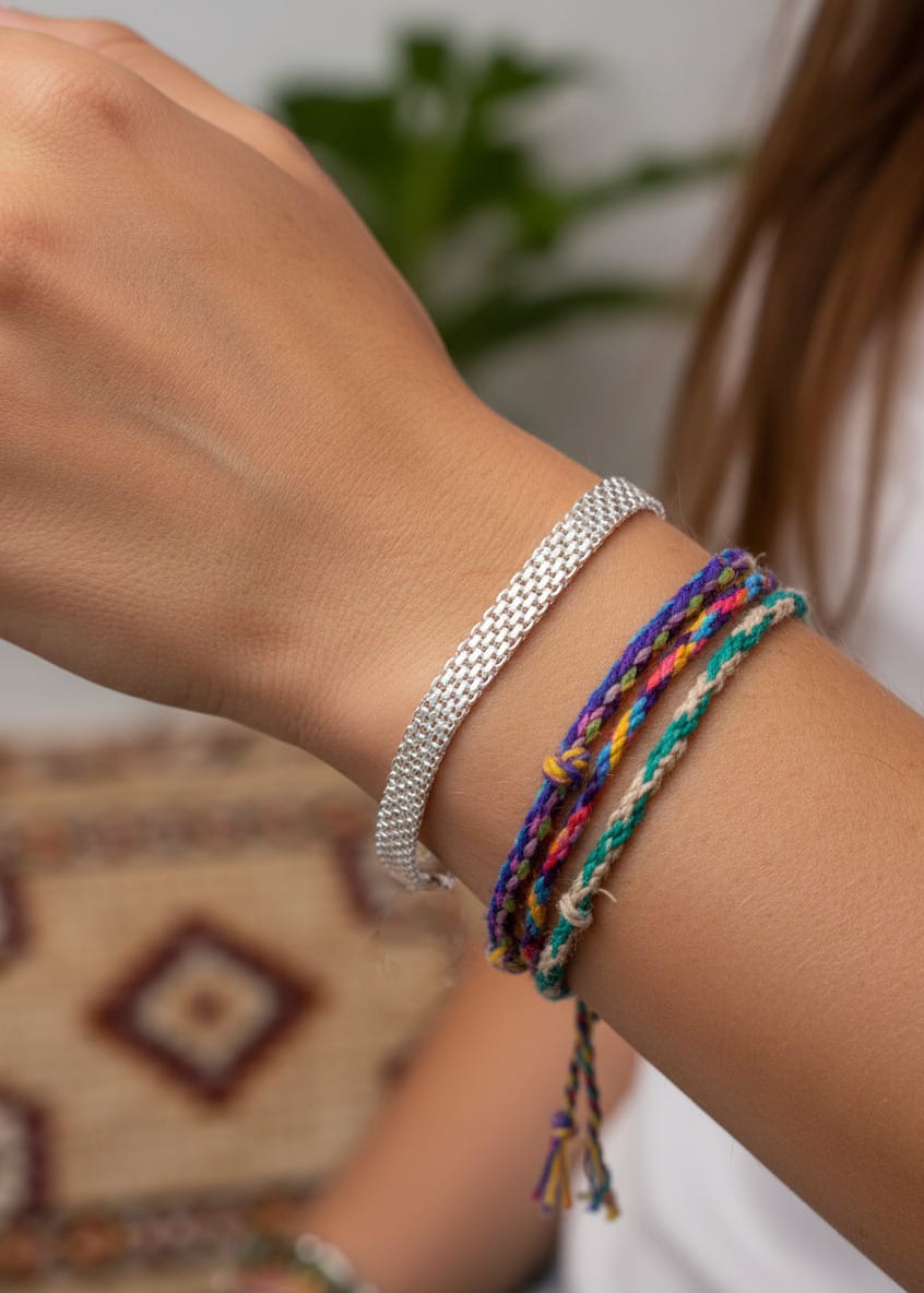 Pulsera Eurídice Plata