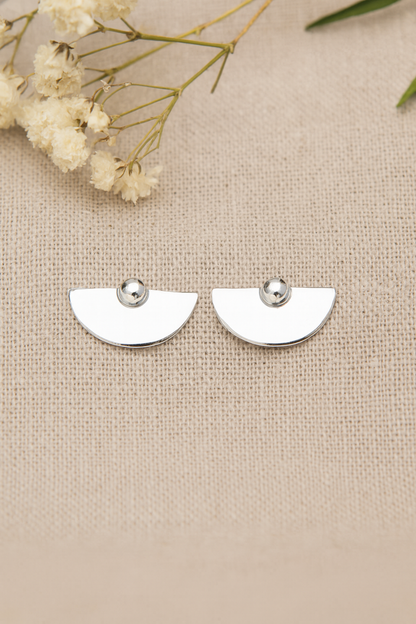 Pendientes Yara Plata