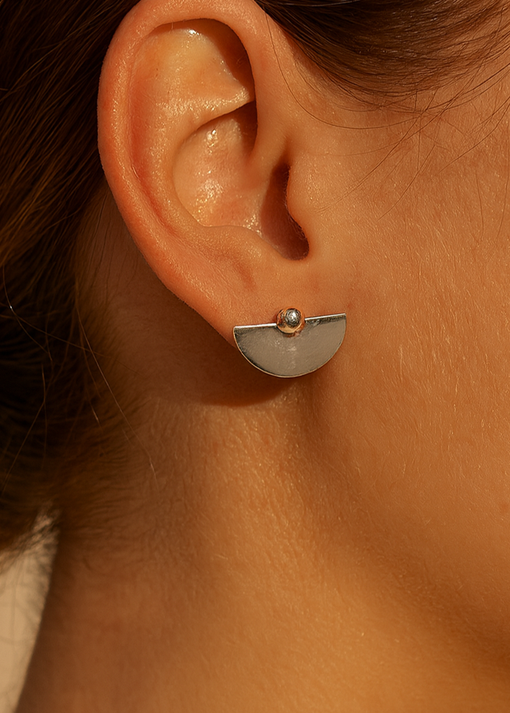 Pendientes Yara Plata