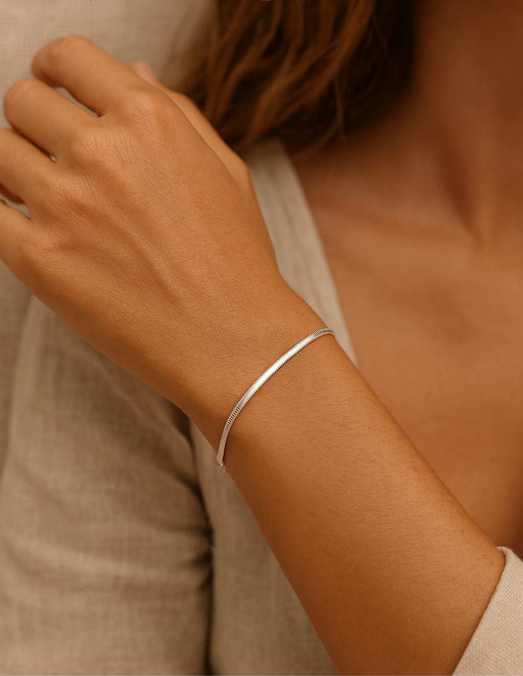 Pulsera Démeter en Plata de Ley 925 – Inspiración Clásica