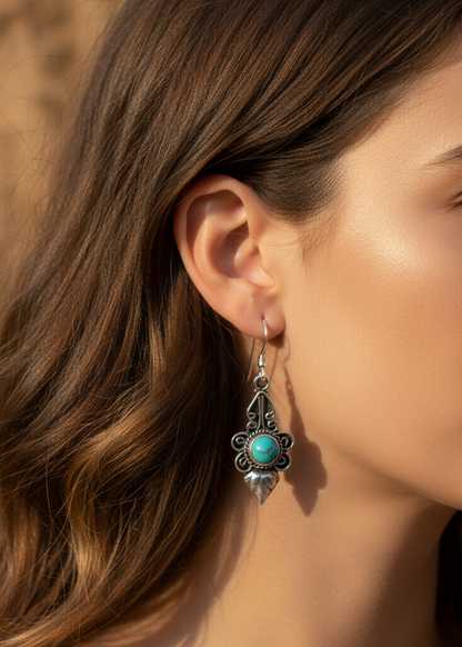 Pendientes Aura Turquesa