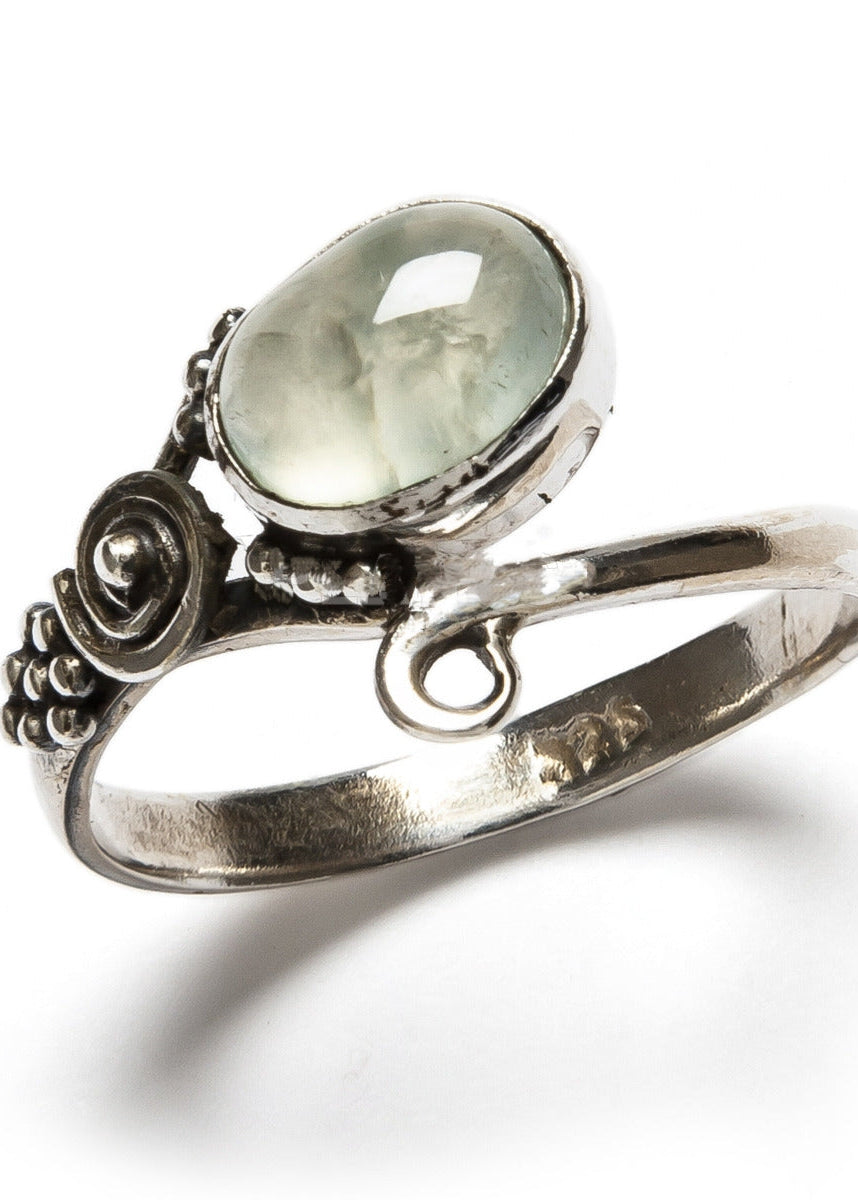 Anillo Dalila Prehnita