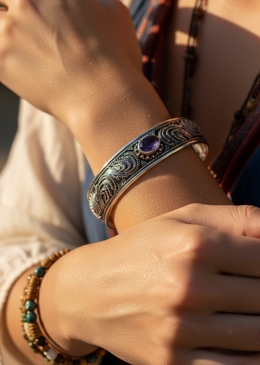 Pulsera Granada Amatista