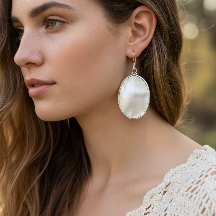 Pendientes Blanca